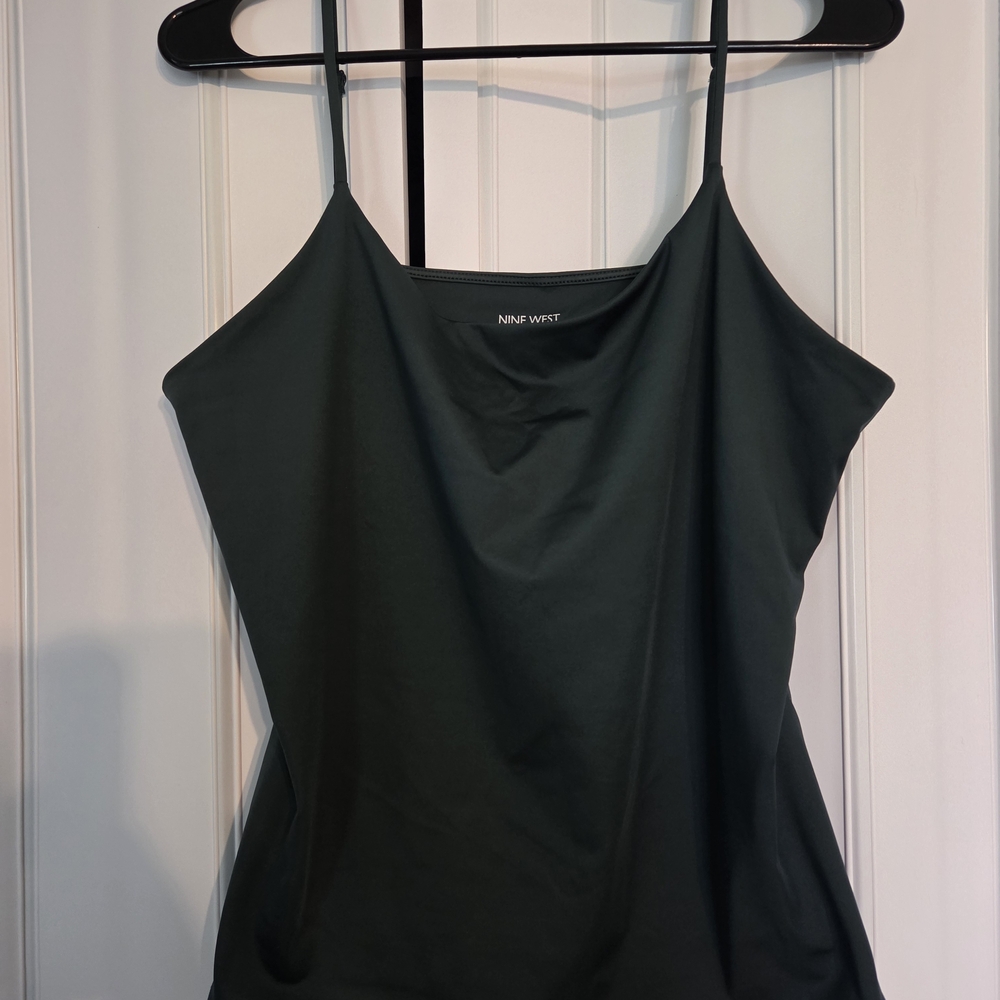 Nine West Forest Green Tank Top